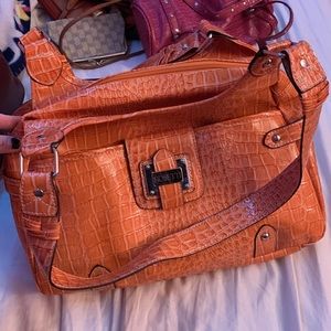 Orange rosetti bag/purse